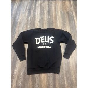 Deus Ex Machina  Crew Neck Sweatshirt  Men's Medium Black